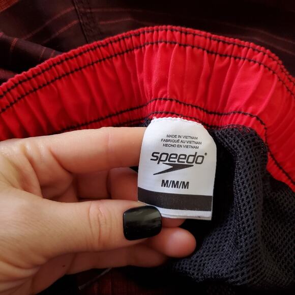 Speedo | Striped Swim Trunks Board Shorts - Picture 10 of 11